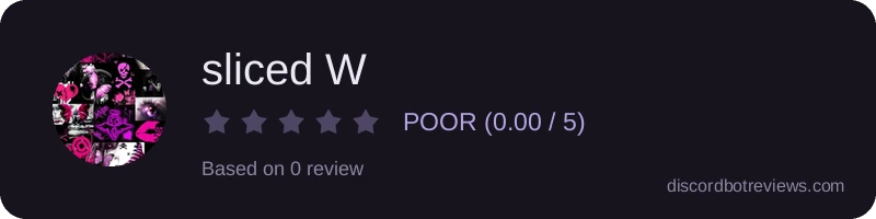 Rating widget preview for sliced W