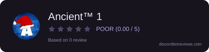 Rating widget preview for Ancient™ 1