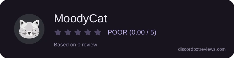 Rating banner for MoodyCat
