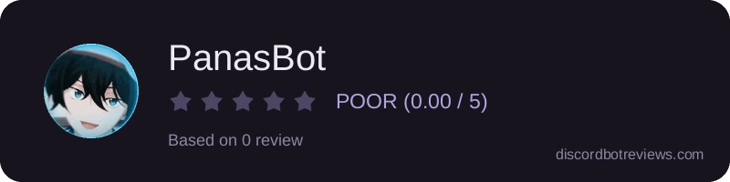 Rating banner for PanasBot
