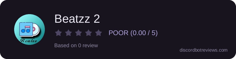 Rating widget preview for Beatzz 2