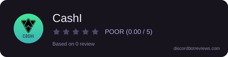 Rating widget preview for CashI
