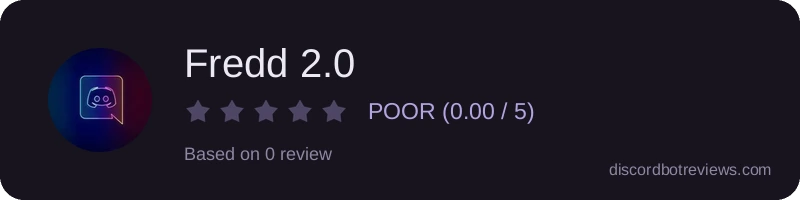 Rating widget preview for Fredd 2.0