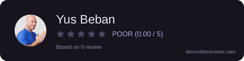 Rating widget preview for Yus Beban