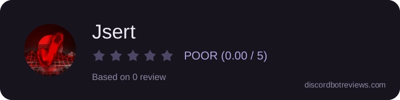 Rating widget preview for Jsert