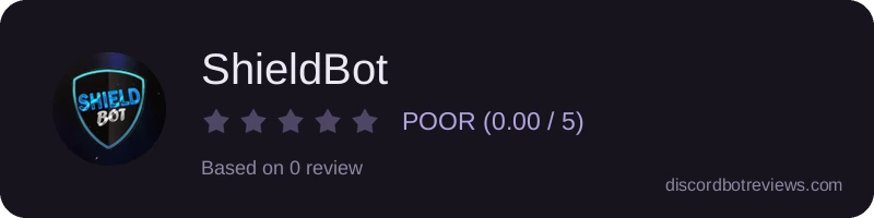 Rating banner for ShieldBot