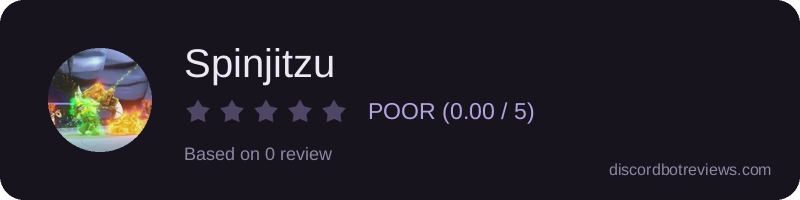 Rating widget preview for Spinjitzu