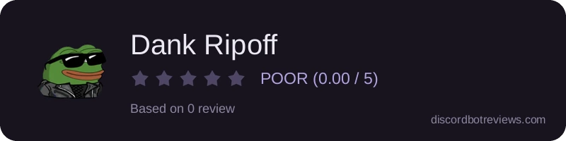 Rating widget preview for Dank Ripoff