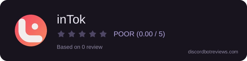 Rating widget preview for inTok
