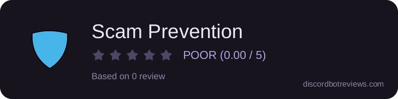 Rating banner for Scam Prevention