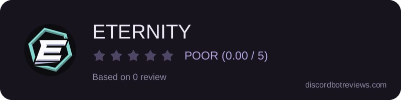 Rating widget preview for ETERNITY