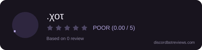 Rating widget preview for .χοτ