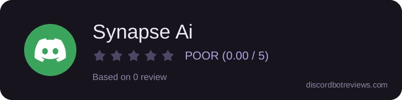 Rating widget preview for Synapse Ai