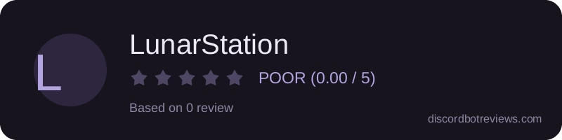 Rating widget preview for LunarStation