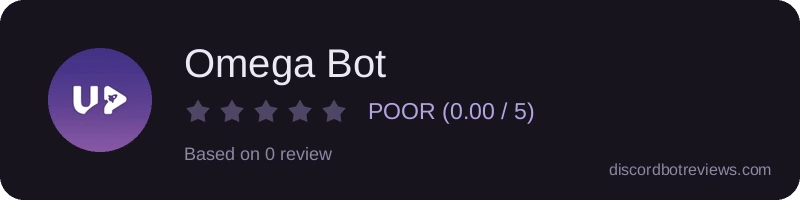 Rating widget preview for Omega Bot