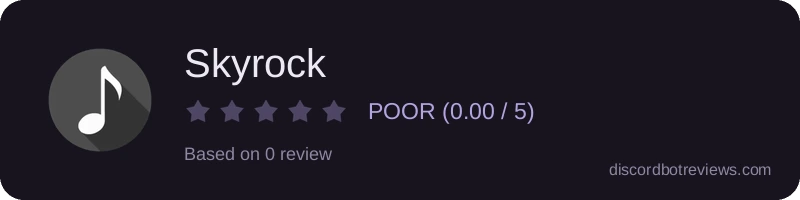 Rating widget preview for Skyrock