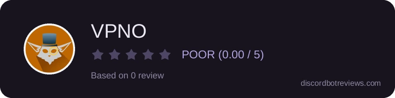 Rating widget preview for VPNO