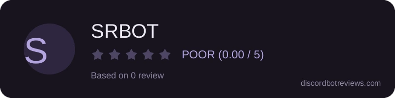 Rating banner for SRBOT