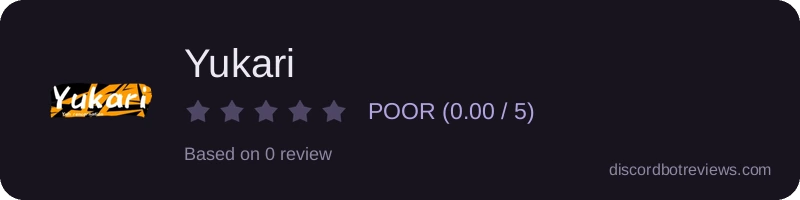 Rating widget preview for Yukari 