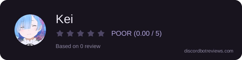 Rating widget preview for Kei
