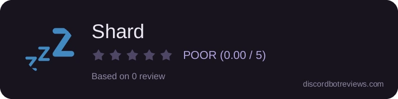 Rating widget preview for Shard