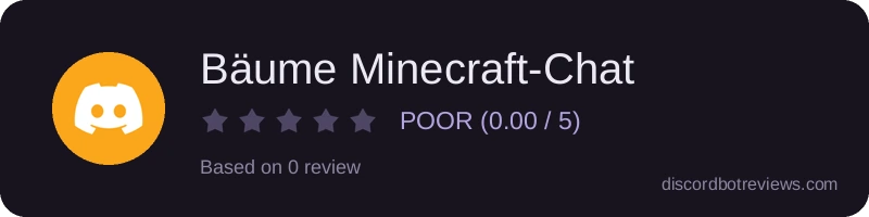 Rating banner for Bäume Minecraft-Chat