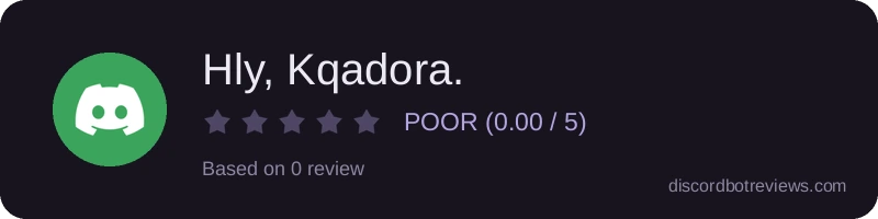 Rating widget preview for Hly, Kqadora.