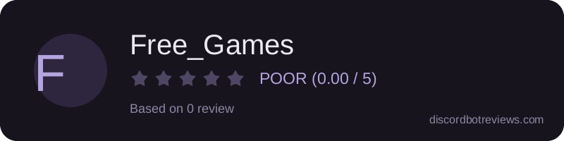 Rating widget preview for Free_Games
