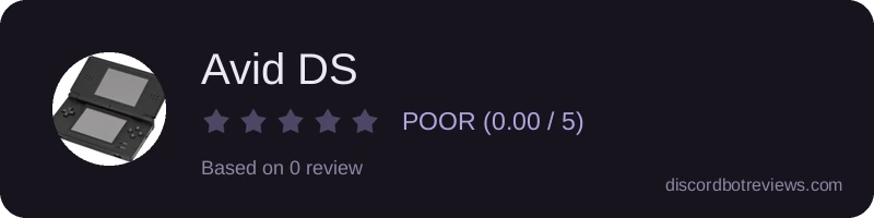 Rating banner for Avid DS