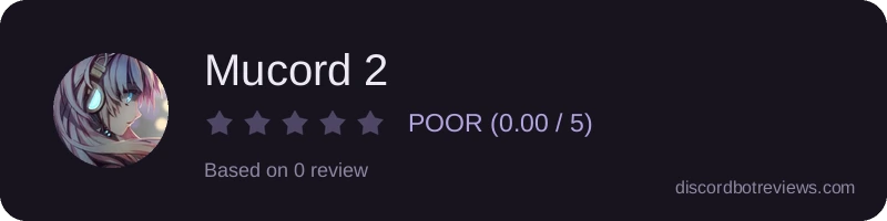 Rating widget preview for Mucord 2