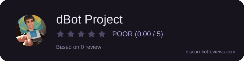Rating widget preview for dBot Project