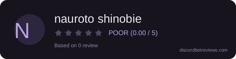 Rating widget preview for nauroto shinobie