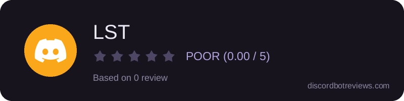 Rating widget preview for LST