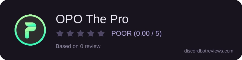 Rating widget preview for OPO The Pro
