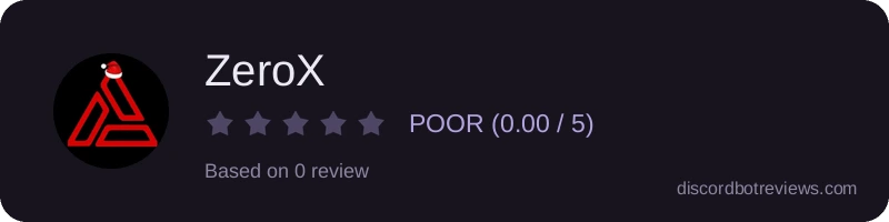Rating banner for ZeroX