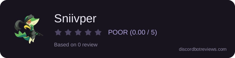Rating widget preview for Sniivper