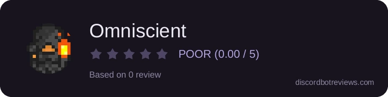 Rating widget preview for Omniscient
