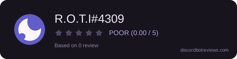 Rating widget preview for R.O.T.I#4309