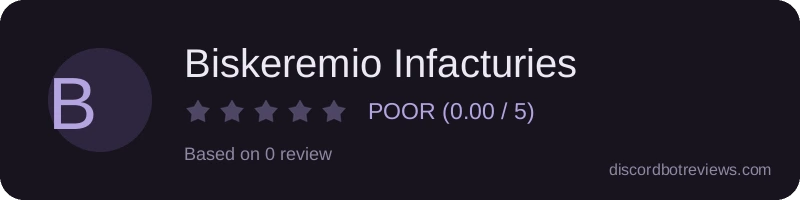 Rating banner for Biskeremio Infacturies
