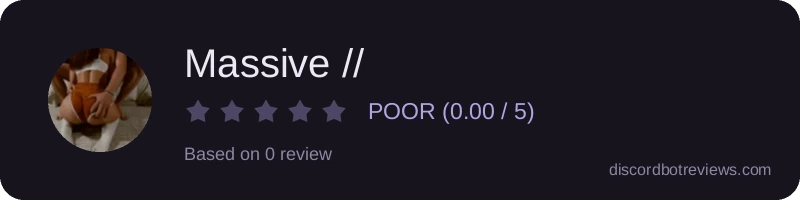Rating widget preview for Massive //