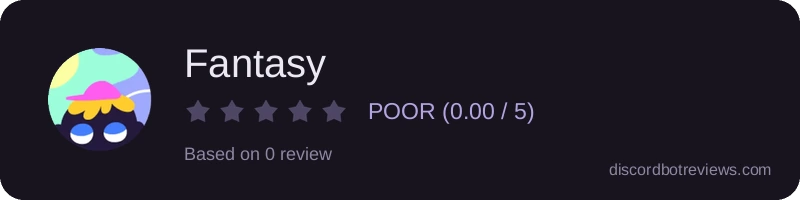 Rating widget preview for Fantasy