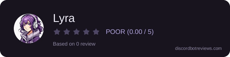 Rating widget preview for Lyra