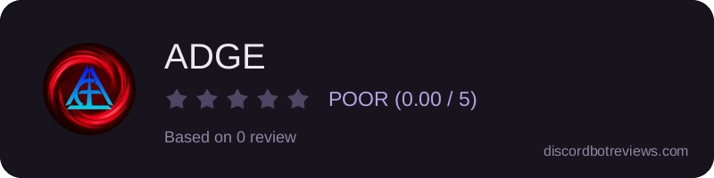 Rating widget preview for ADGE