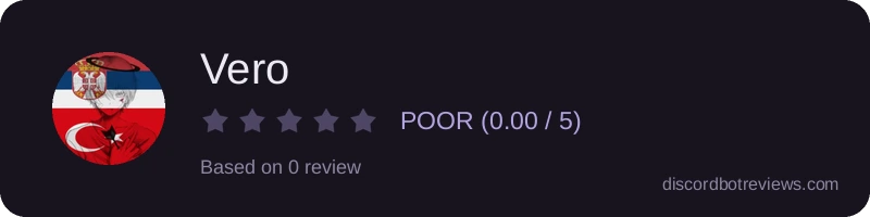 Rating banner for Vero