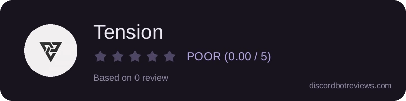 Rating widget preview for Tension