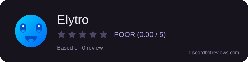 Rating widget preview for Elytro