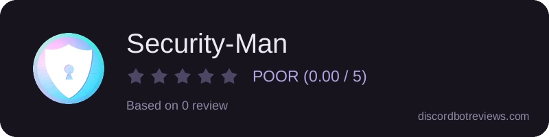 Rating widget preview for Security-Man