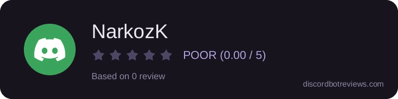 Rating widget preview for NarkozK