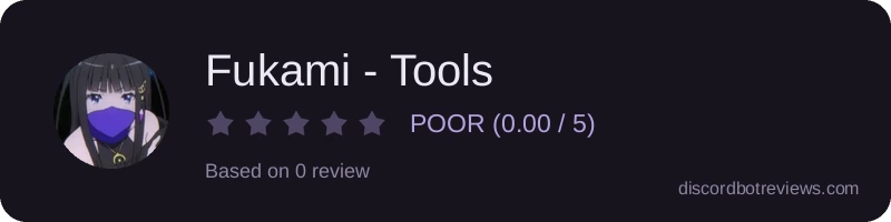 Rating widget preview for Fukami - Tools 