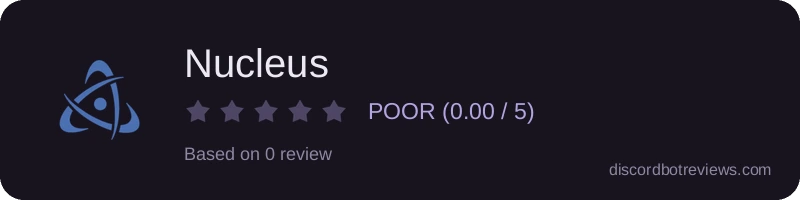 Rating widget preview for Nucleus
